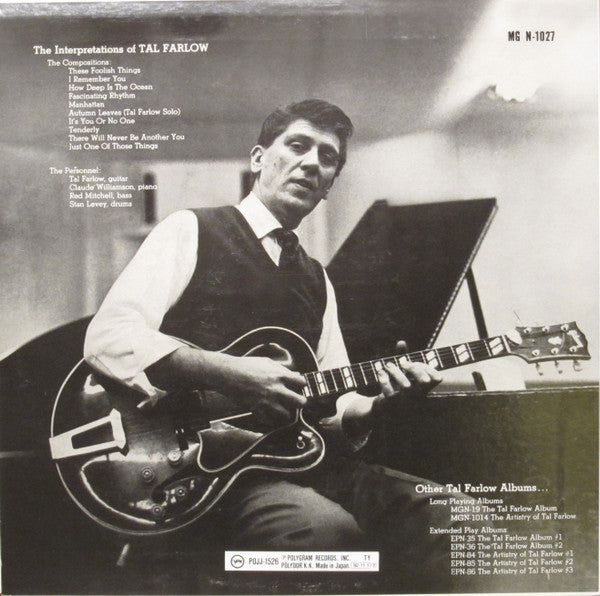 Release: The Interpretations Of Tal Farlow-Vinyl-Japan-1992-POJJ-1526, MG N-1027-7857696