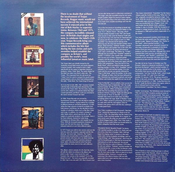 Master Release: Celebration: 25 Years Of Trojan Records by Various