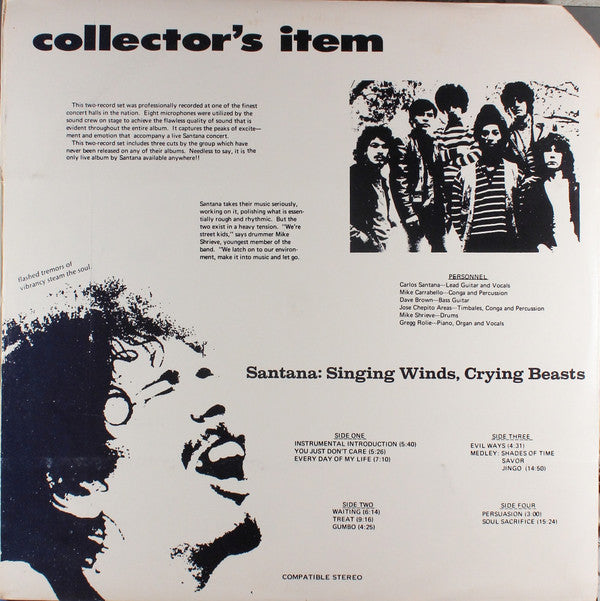 Release: Live: Singing Winds, Crying Beasts-Vinyl-Japan-1975-JL 503-7911975