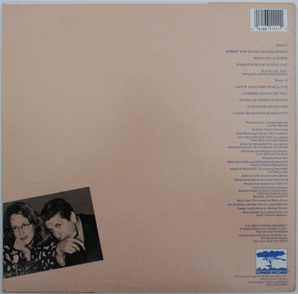 Release: Famous Blue Raincoat (The Songs Of Leonard Cohen)-Vinyl-US-1986-661 111-1-7181148