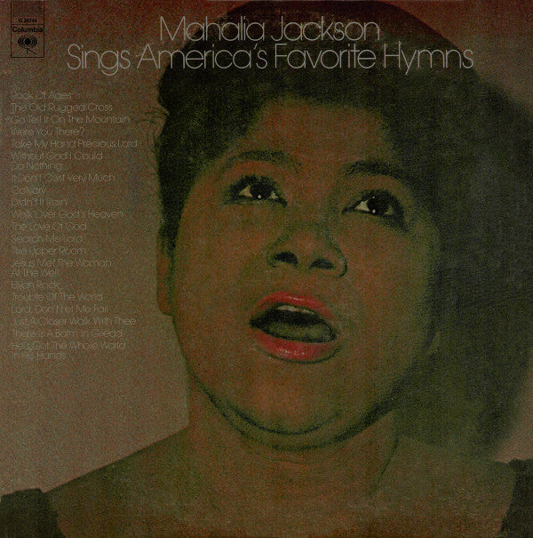 Release: Mahalia Jackson Sings America's Favorite Hymns-Vinyl-US-1971-G 30744-3694314