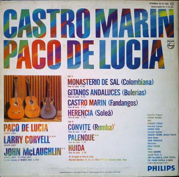 Release: Castro Marin-Vinyl-Spain-1982-63 01 025-2490454