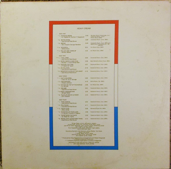 Release: Heavy Cream-Vinyl-US-1972-PD 3502, PD-3502-5093765