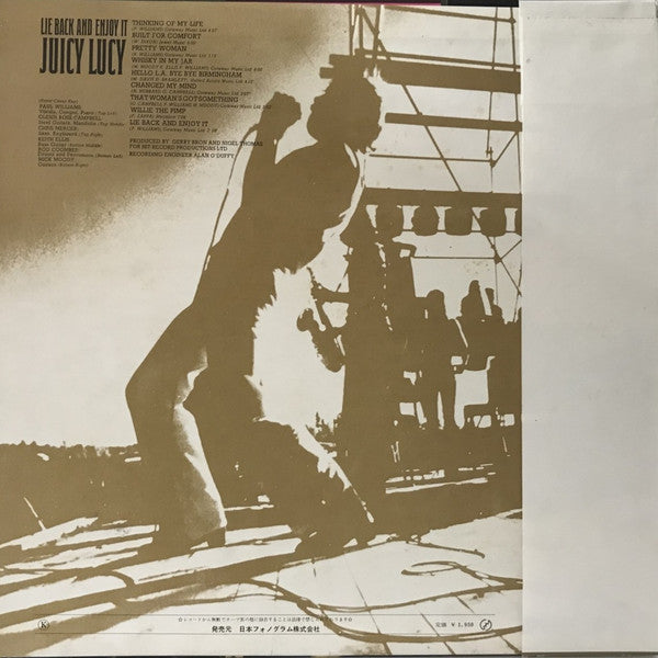 Release: Lie Back And Enjoy It-Vinyl-Japan-1971-SFX-7269-7000808