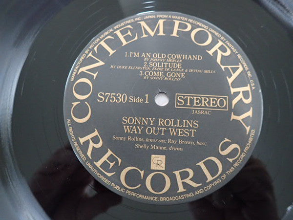Master Release: Way Out West by Sonny Rollins