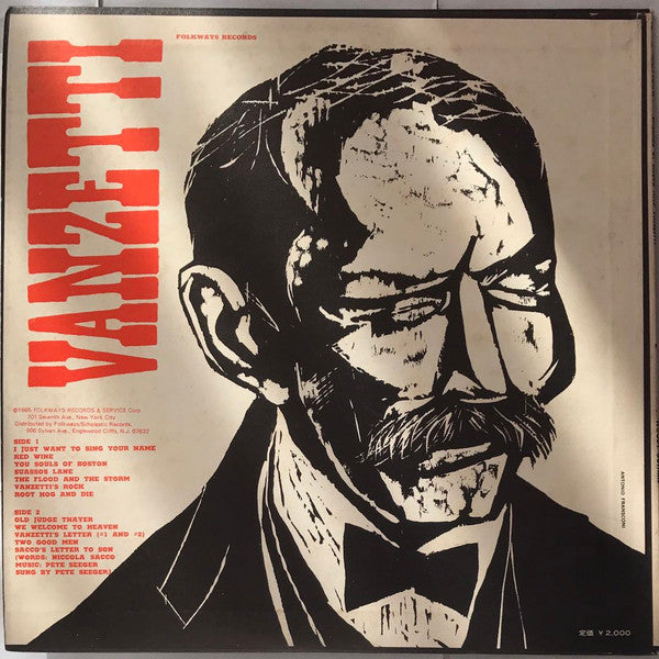 Release: Ballads Of Sacco & Vanzetti-Vinyl-Japan-1965-XM-190-FW-4907118