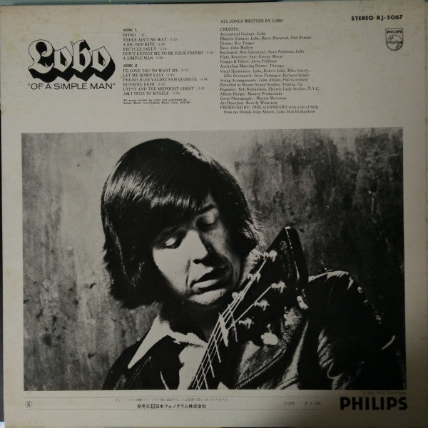 Release: Of A Simple Man-Vinyl-Japan-1973-RJ-5067, 6369-800-2-8002960