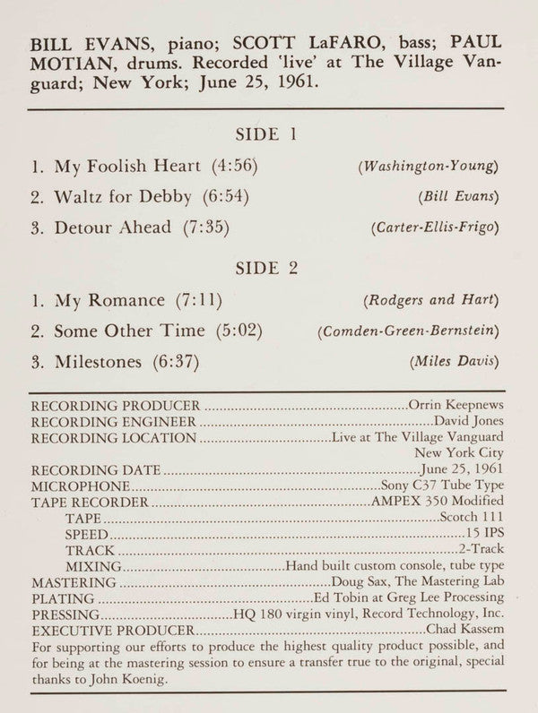 Waltz For Debby