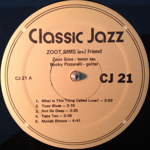 Zoot Sims And Friend...