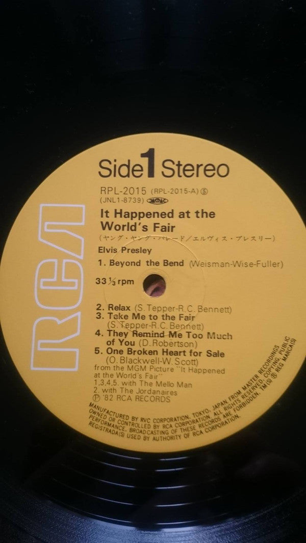 Release: It Happened At The World's Fair-Vinyl-Japan-1982-RPL-2015-9454125
