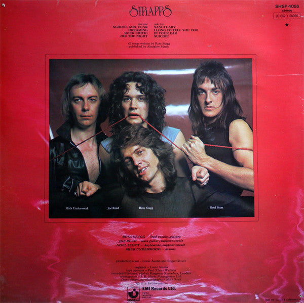 Release: Strapps-Vinyl-UK-1976-SHSP 4055, 0C 062 ○ 06090 -3313125