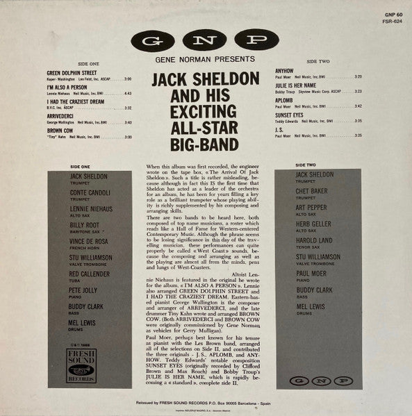 Release: Jack's Groove-Vinyl-Spain-1988-FSR-624, FSR-624, FSR - 624-6781375