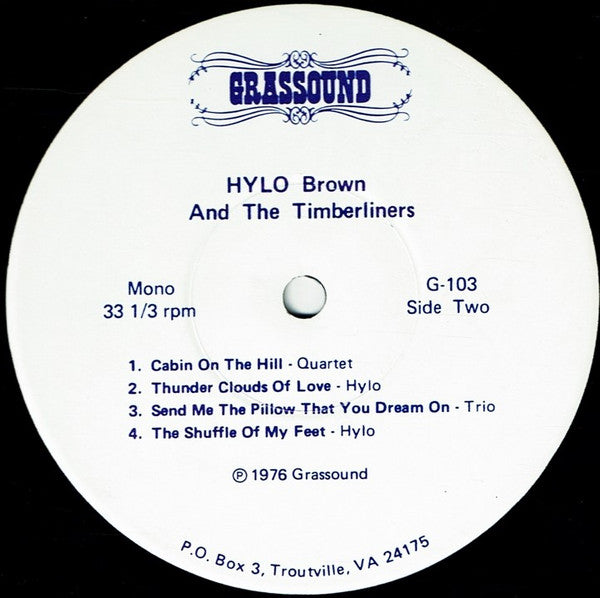 Hylo Brown And The Timberliners  Original Radio Recording