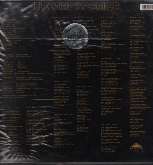 Release: Electric Warrior-Vinyl-UK-1999-SVLP 117-2929314