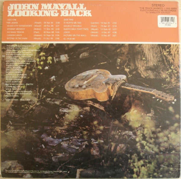 Master Release: Looking Back by John Mayall