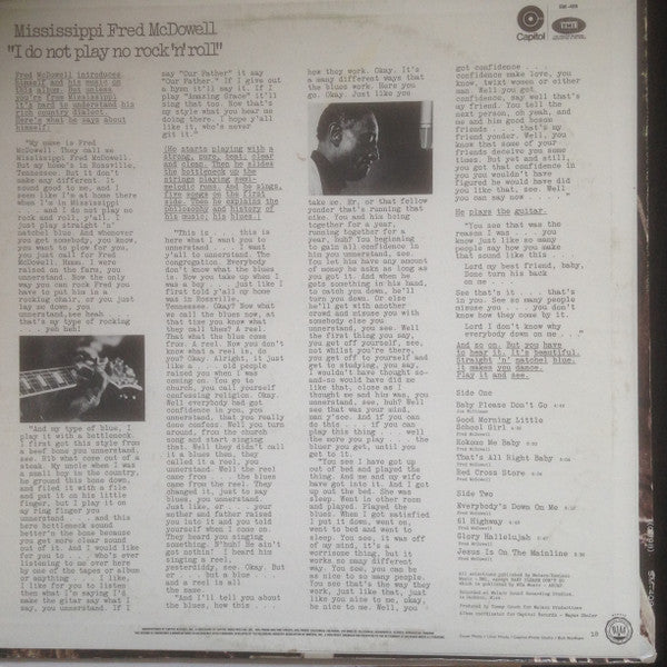 Release: I Do Not Play No Rock 'N' Roll-Vinyl-US-None-SM-409-8779986