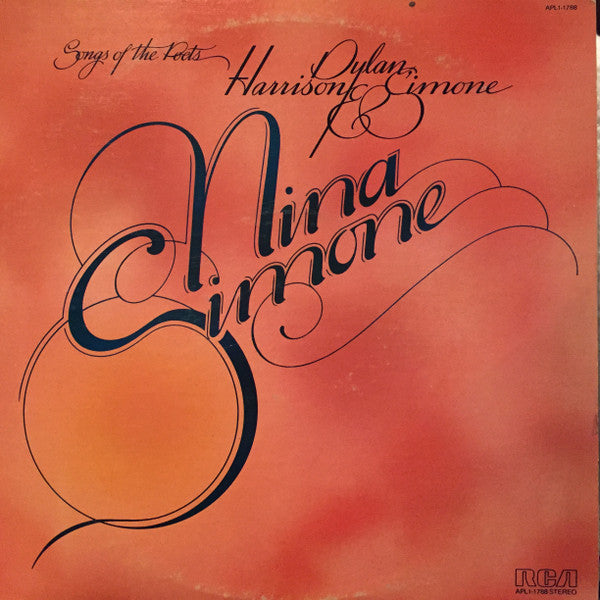 Release: Songs Of The Poets : Dylan, Harrison & Simone-Vinyl-US-1976-APL1-1788-1697519