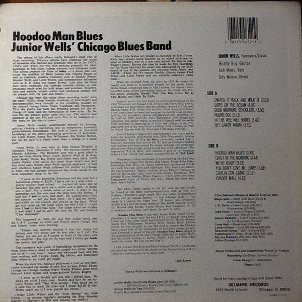 Release: Hoodoo Man Blues-Vinyl-US-1974-DS-612-6929882