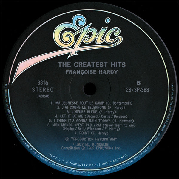 The Greatest Hits = さよならを教えて / フランソワーズ・アルディヒット集