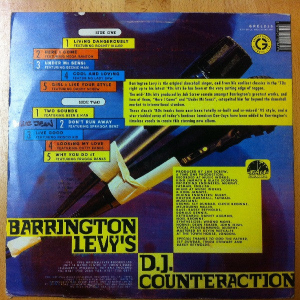 Master Release: Barrington Levy's D.J. Counteraction by Barrington Levy
