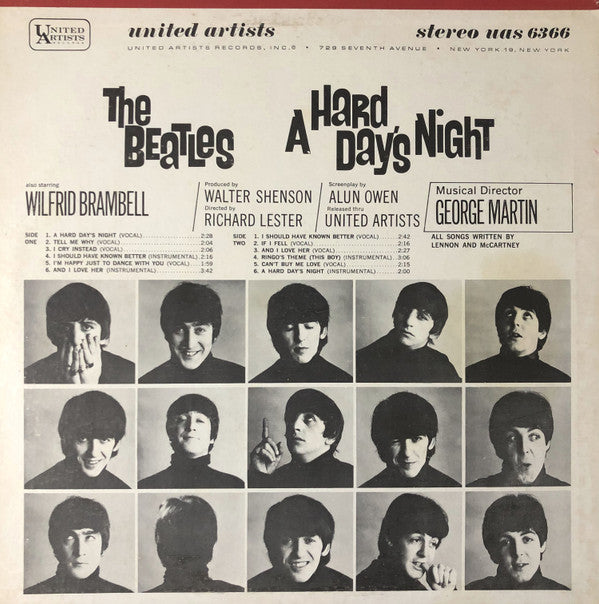 Master Release: A Hard Day's Night (Original Motion Picture Sound Track) by The Beatles