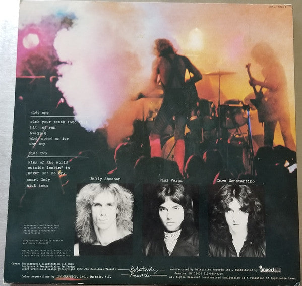 Release: Sink Your Teeth Into That-Vinyl-US-1982-EMC-8001-1204197