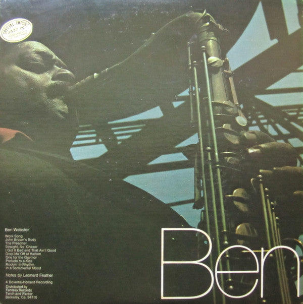 Master Release: At Work In Europe by Ben Webster