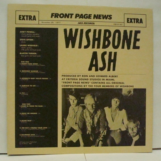 Front Page News = フロント・ページ・ニュース