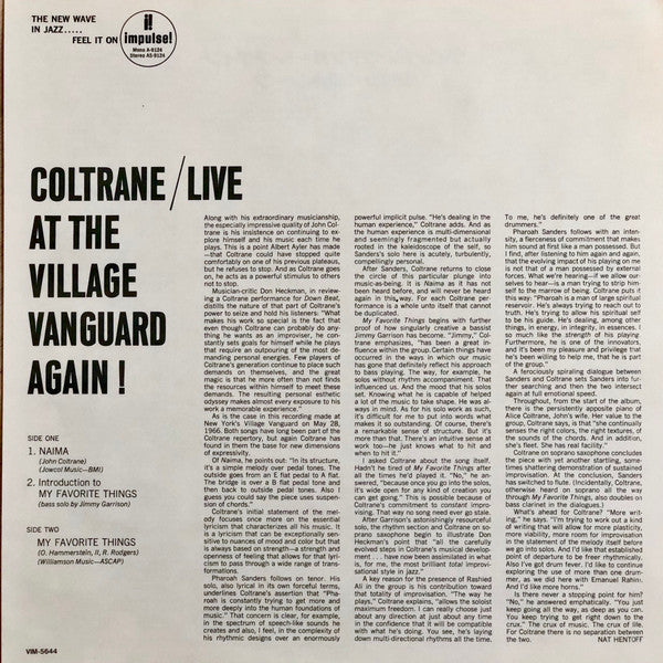 Live At The Village Vanguard Again!