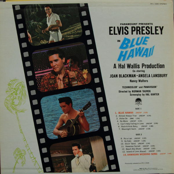 Release: Blue Hawaii-Vinyl-US-1980-AYL1-3683-2495910