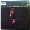 Sarah Vaughan - Sarah Vaughan In Hi-Fi (Vinyl, LP, Album, Mono, Reissue) Good Plus (G+) / Very Good Plus (VG+)
