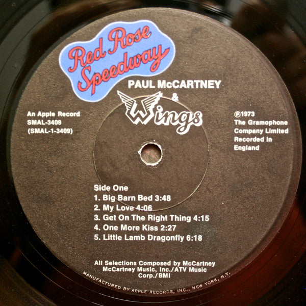 Release: Red Rose Speedway-Vinyl-US-1973-SMAL-3409-9737308