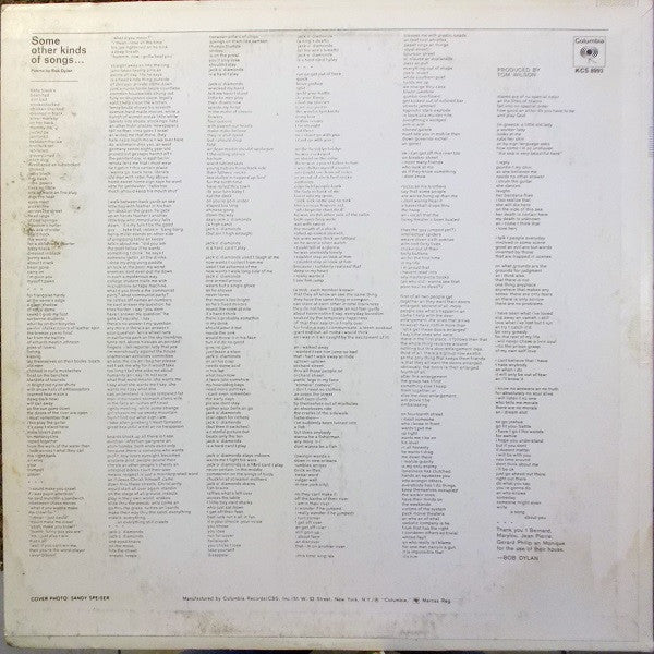 Release: Another Side Of Bob Dylan-Vinyl-US-1975-KCS 8993-2274745