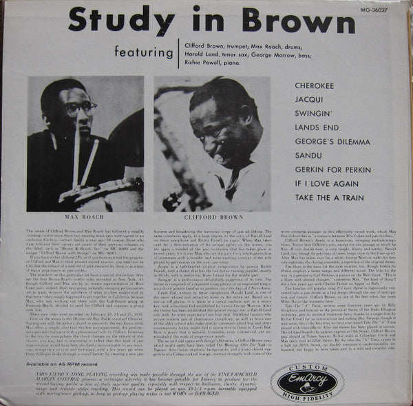 Release: Study In Brown-Vinyl-US-None-MG-36037-8664581