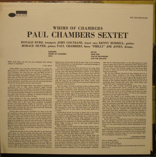 Release: Whims Of Chambers-Vinyl-US-1973-BST-81534-7781179