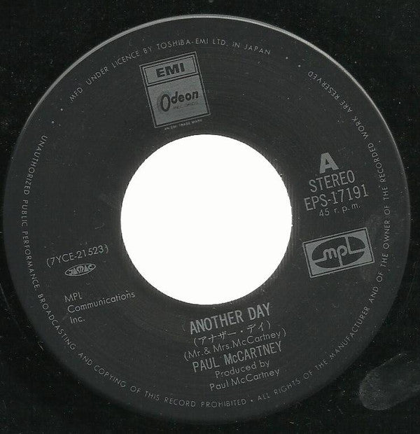 Another Day / Oh Woman, Oh Why