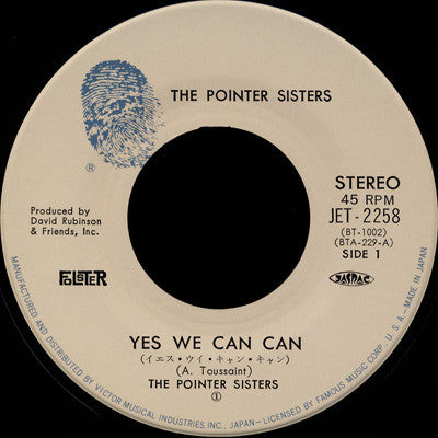 Master Release: Yes We Can Can by Pointer Sisters