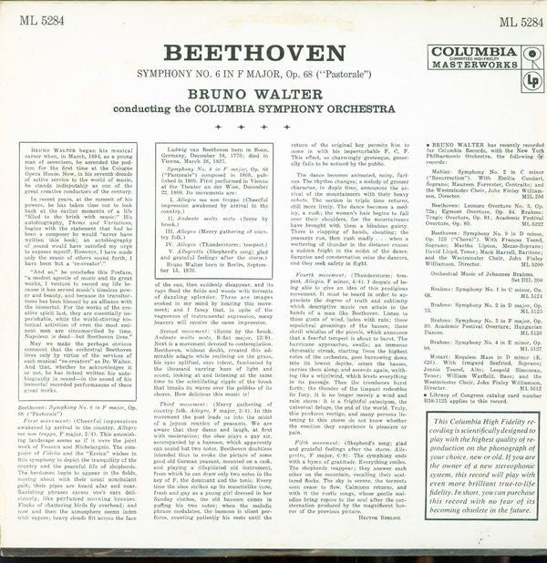 Master Release: Symphony No. 6 In F Major, Op. 68 ("Pastorale") by Ludwig van Beethoven