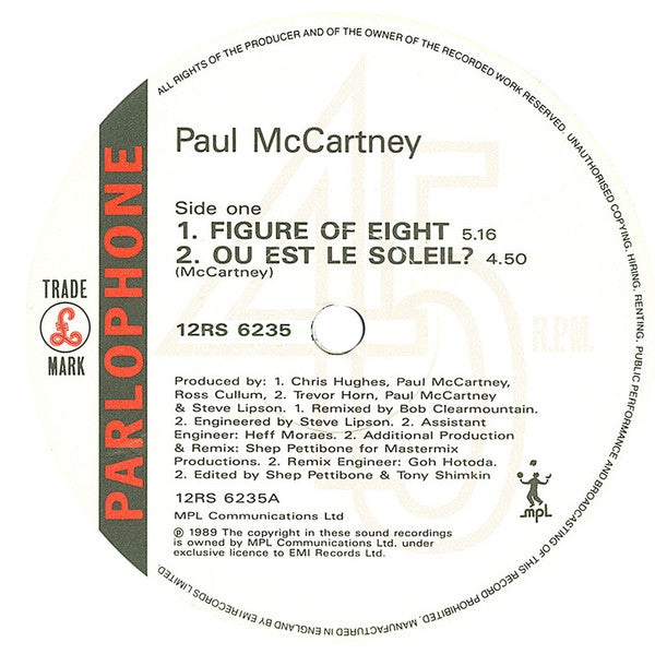 Figure Of Eight / Ou Est Le Soleil?