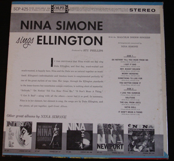Master Release: Nina Simone Sings Ellington by Nina Simone