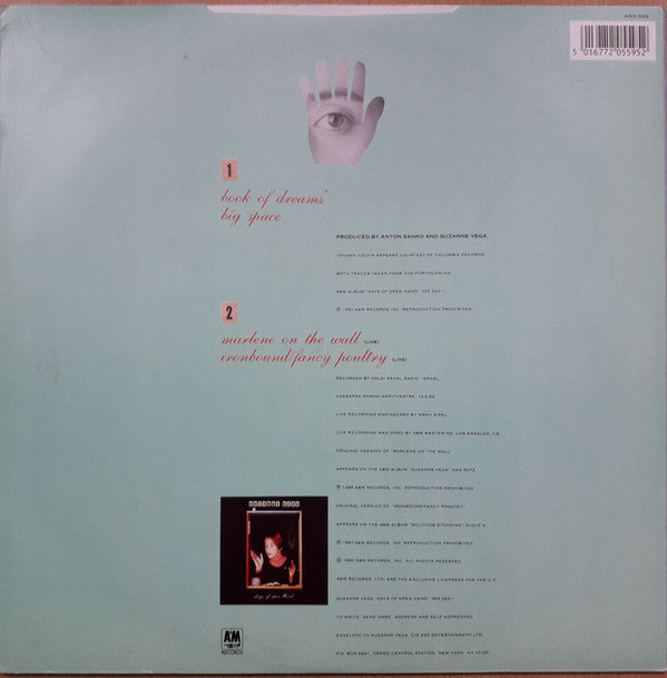 Master Release: Book Of Dreams by Suzanne Vega