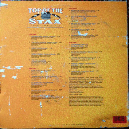 Release: Top Of The Stax - Twenty Greatest Hits-Vinyl-US-1988-STX-88005-2871770