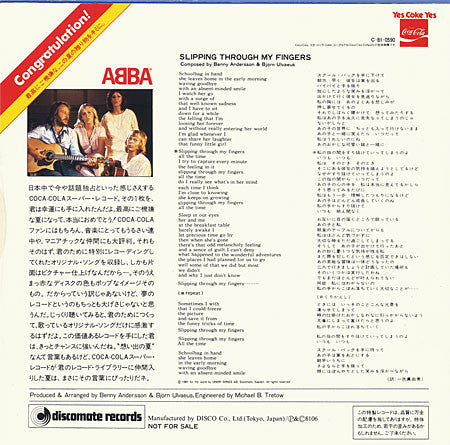 Release: Slipping Through My Fingers-Vinyl-Japan-1981-PD-105, none-1347542