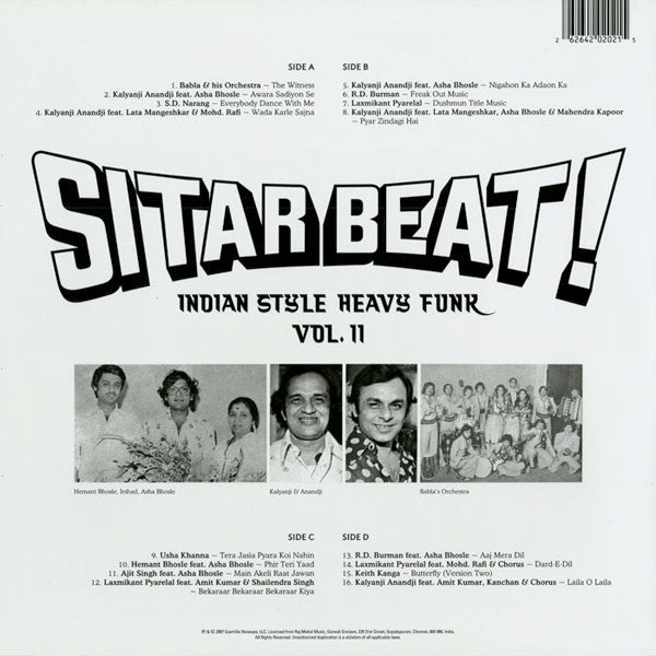 Release: Sitar Beat! Indian Style Heavy Funk Vol. II-Vinyl-US-2007-SBR-202-1027005