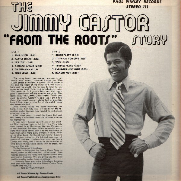 Release: The Jimmy Castor Story "From The Roots"-Vinyl-US-1973-111-1680028