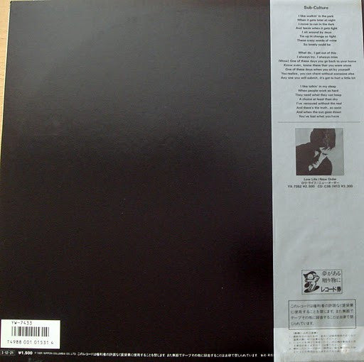 Master Release: Sub-Culture by New Order