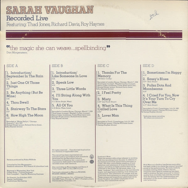 Release: Recorded Live-Vinyl-US-1977-EMS-2-412-2794322