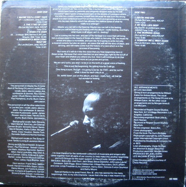 Master Release: Another Beginning by Les McCann