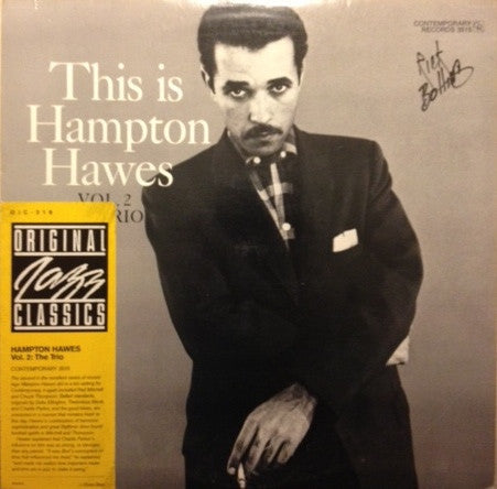 Release: This Is Hampton Hawes Vol. 2: The Trio-Vinyl-US-1987-OJC-318, C3515-3316722