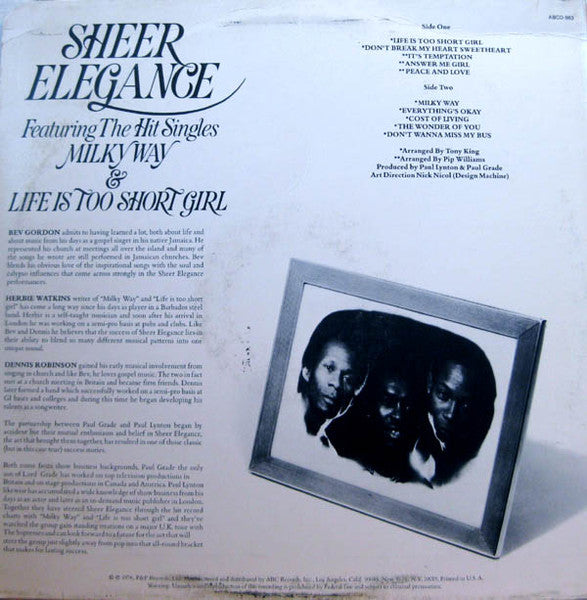 Master Release: Sheer Elegance by Sheer Elegance